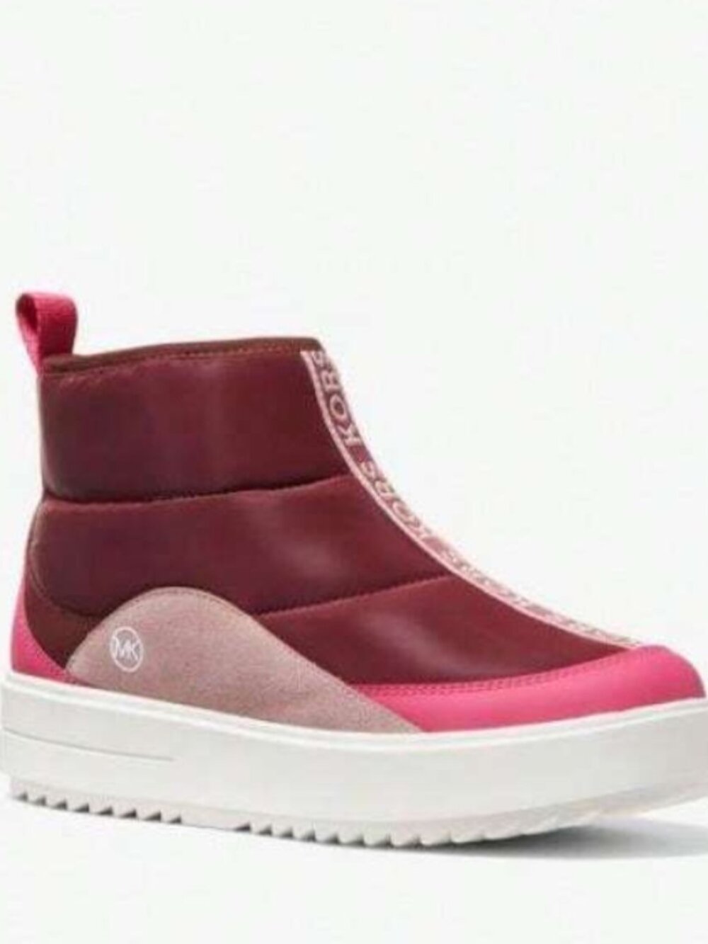 Michael Kors Emmett Quilted Sneaker Boot Size 7.5 - Picture 1 of 3